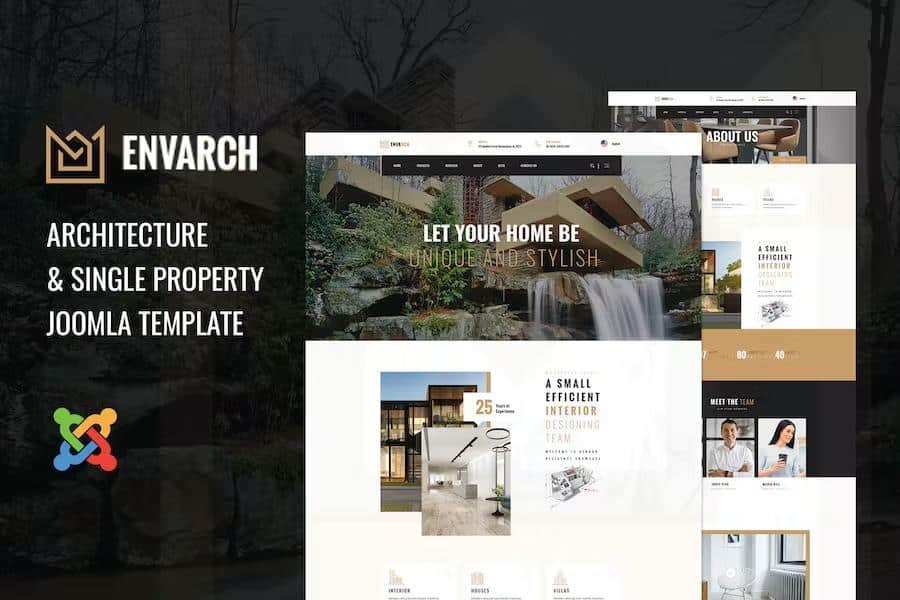ENVARCH – ARCHITECTURE AND SINGLE PROPERTY JOOMLA TEMPLATE